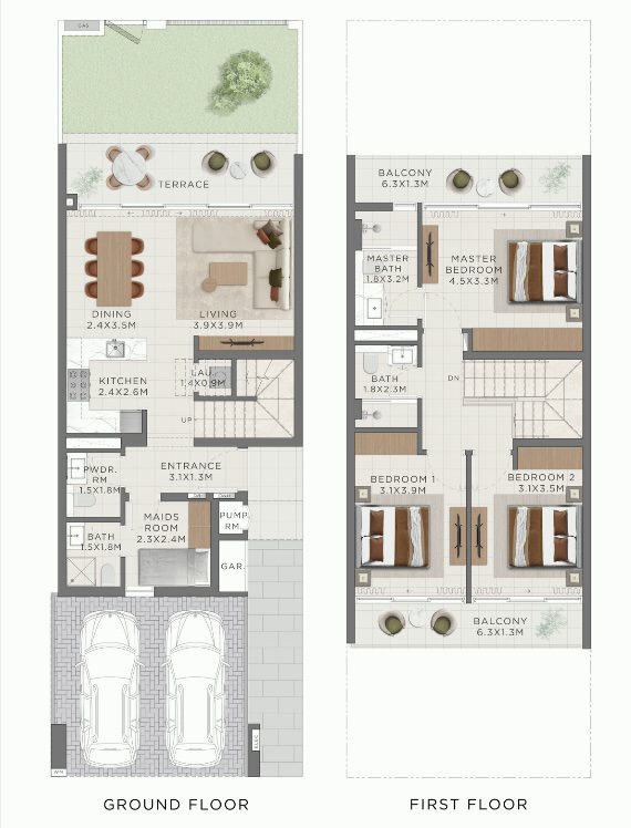 3 Bedroom Townhouse